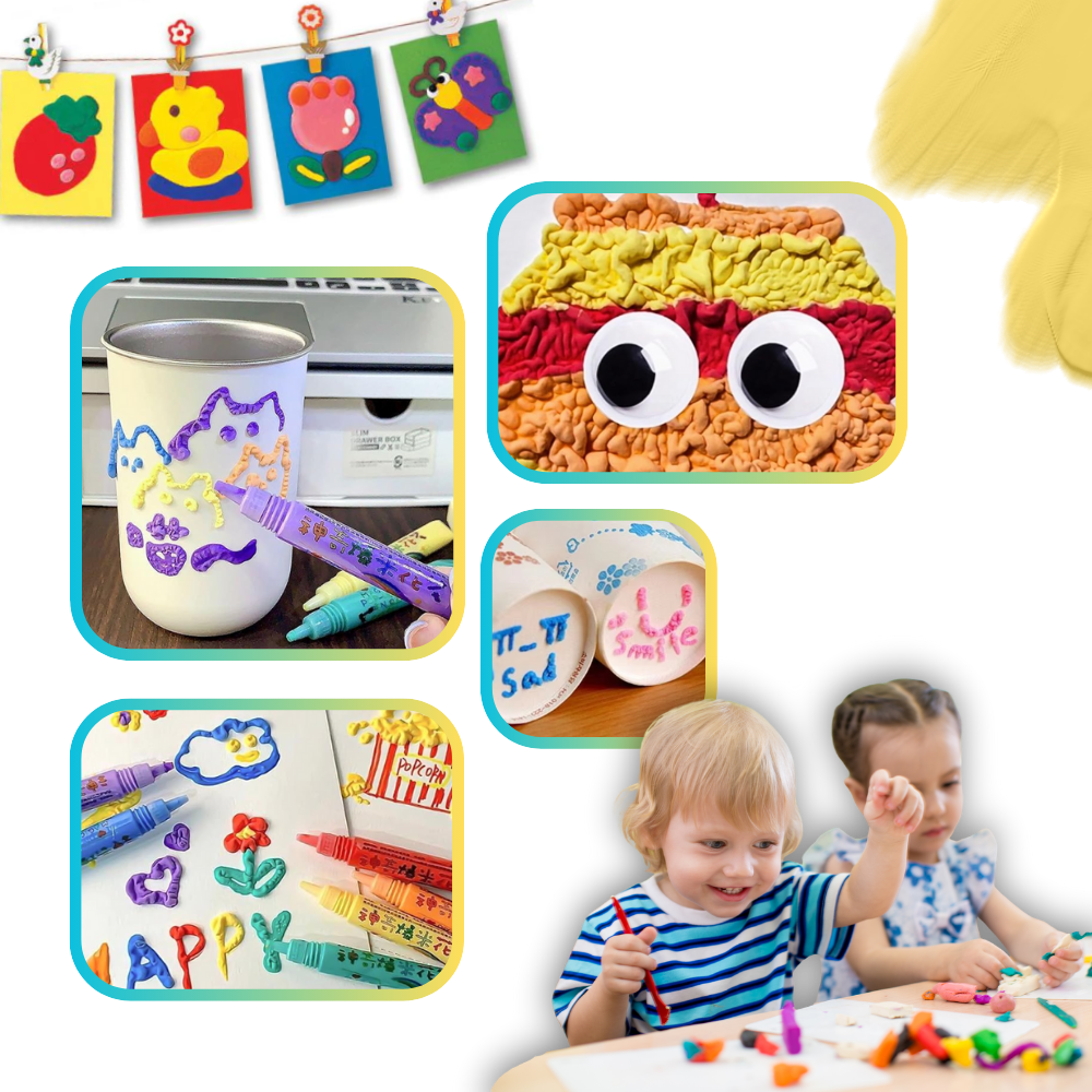 3D Puffy Bubble Popcorn Pen - Ozerty