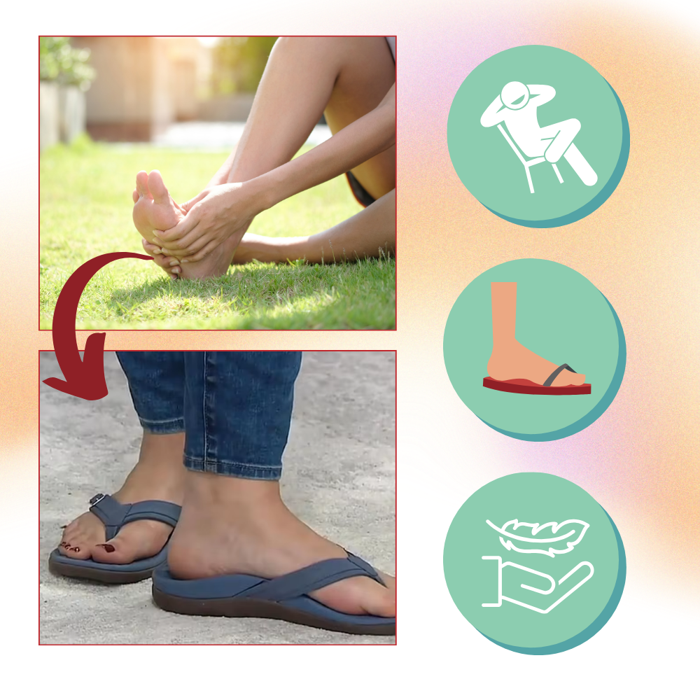 Adjustable Straps Orthopedic Sandals - Ozerty