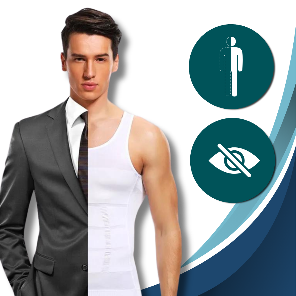Discreet Men's Slimming Body Shaper - Ozerty