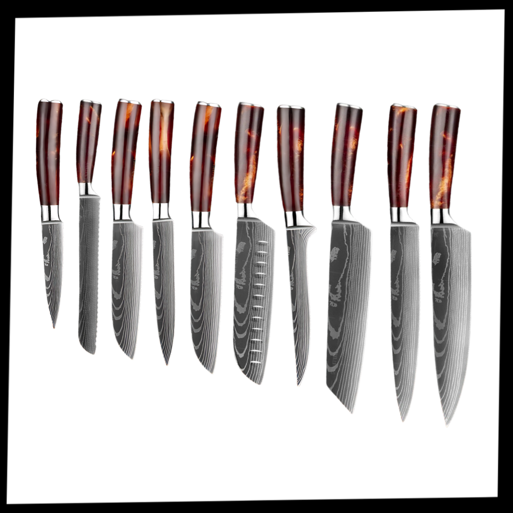 Fire Land Series Japanese Knives - Ozerty