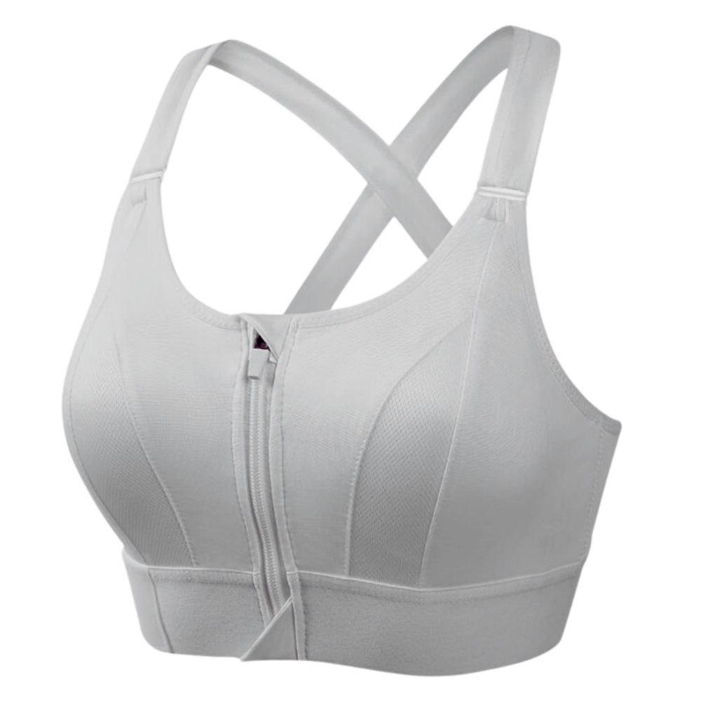 Maximum Support Racerback Sport Bra -Light Blue - Ozerty