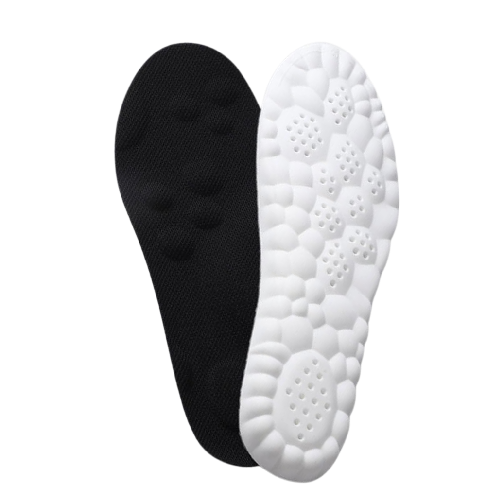 Orthopedic Memory Foam Shoe Insoles -Black - Ozerty