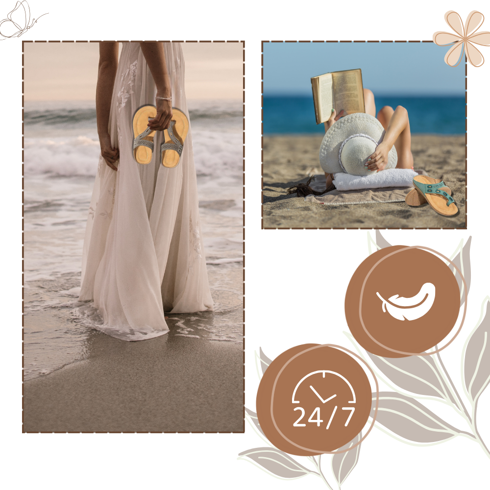 Shock Absorption Orthopedic Sandals - Ozerty