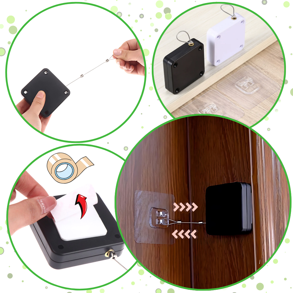 Punch-free Automatic Door Closer - Ozerty